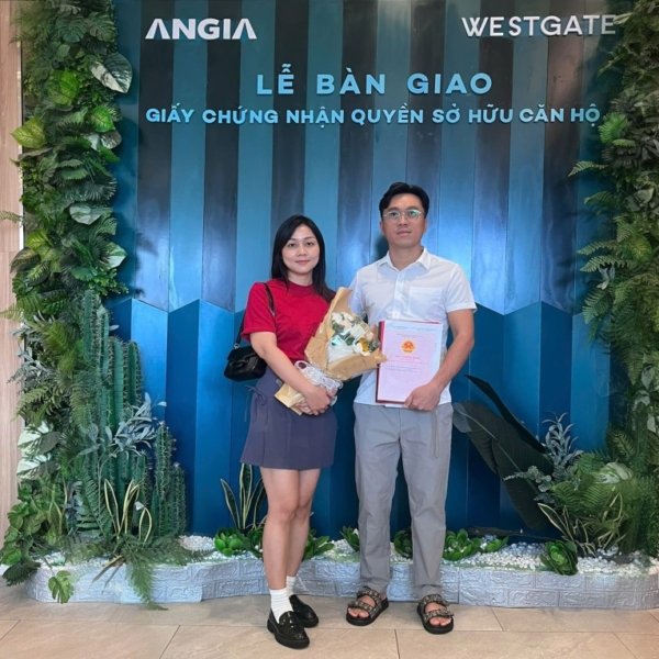 An Gia trao sổ hồng Westgate sau 9 tháng giao nhà