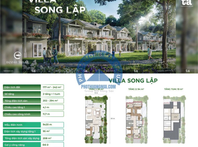 VILLA SONG LAP DU AN ECO RETEAT