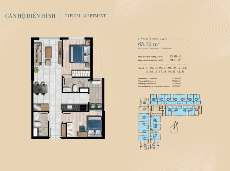 thiet ke can ho 2pn 2wc 65m2 the gio riverside 1