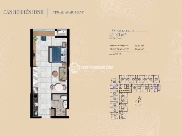 thiet ke can ho studio 41m2 the gio riverside 1 1