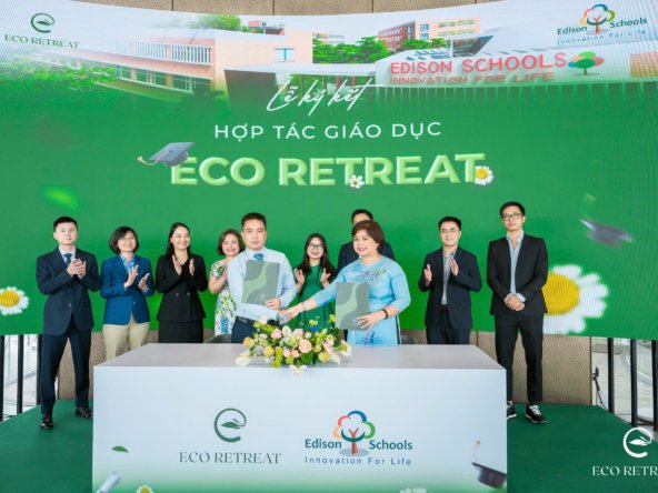 truong Edison Schools hop tac cung Ecopark tai Eco Retreat 1
