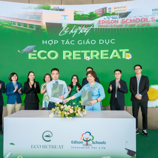truong Edison Schools hop tac cung Ecopark tai Eco Retreat 1